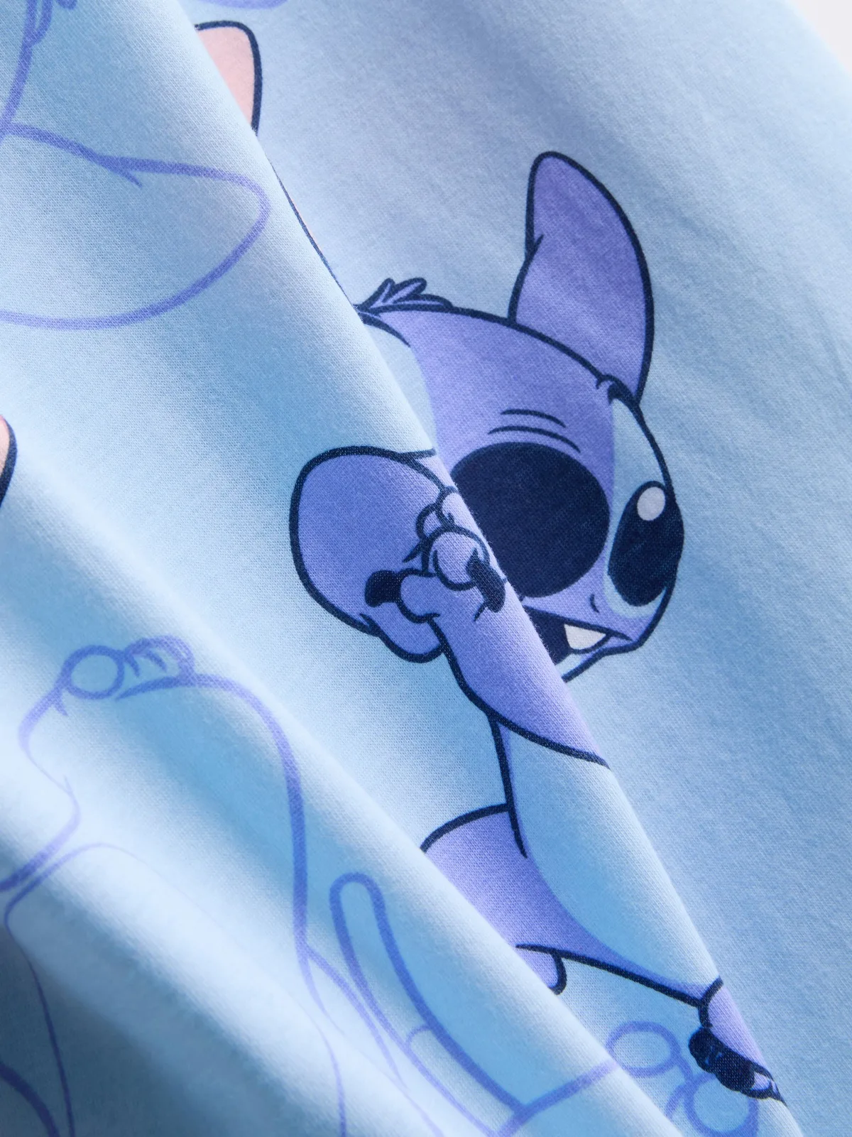 2pc Disney's Stitch Sleep T-Shirts Light Pink — PRIMARK — photo 3