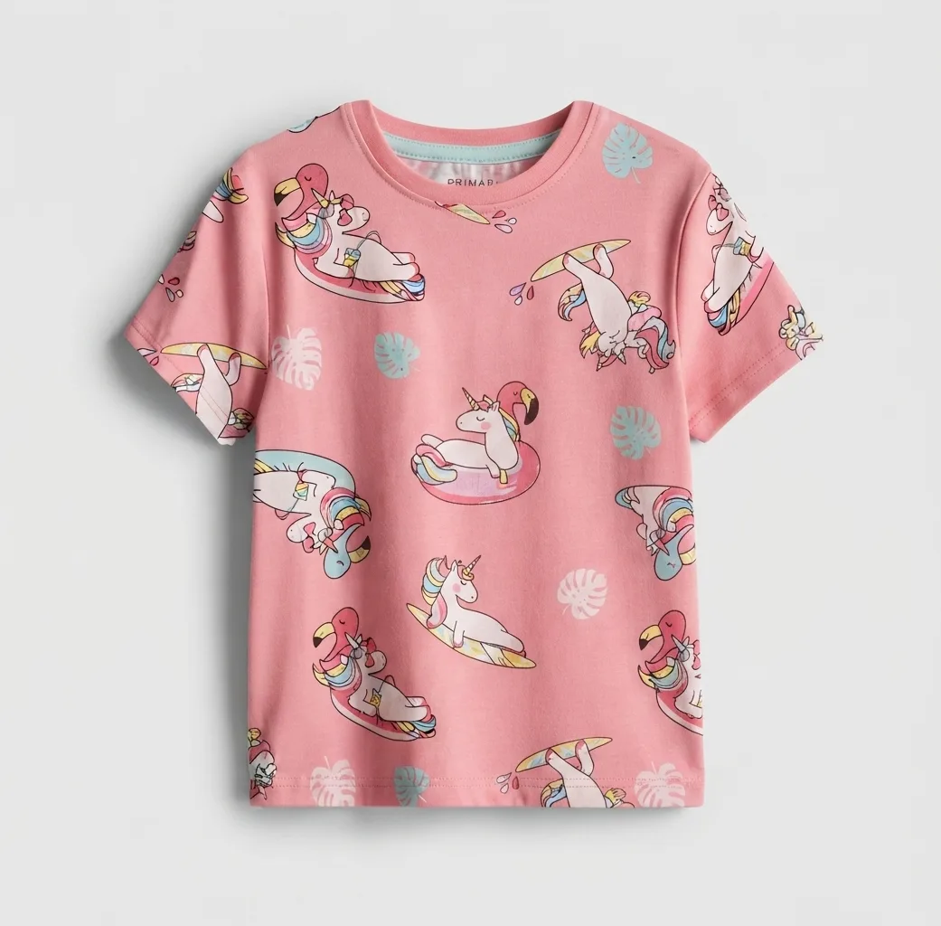 1უნიქორნის პიჟამას ზედა — PRIMARK — ფოტო 2